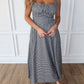 Aureum - Checkmate Corset Maxi Dress