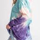 143 Story - Shoulder Cut Out Tie Dye Top