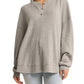 Z Supply - Jax Cozy Waffle Henley Long Sleeve