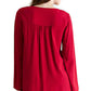 Entro - Embroidered Tassel Tie Top
