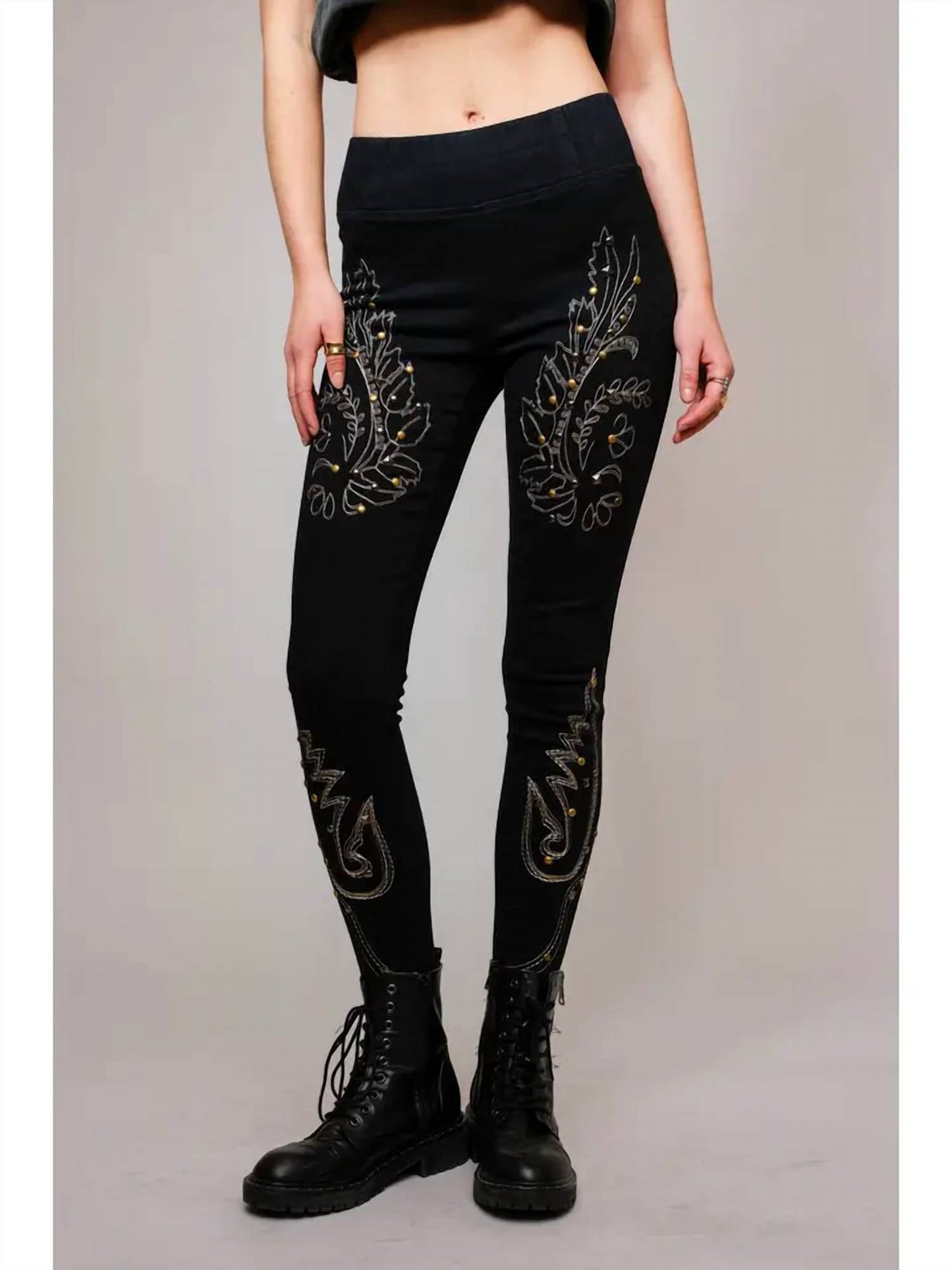 Blue B - Sloane Wide Waist Stretch Denim Jeans