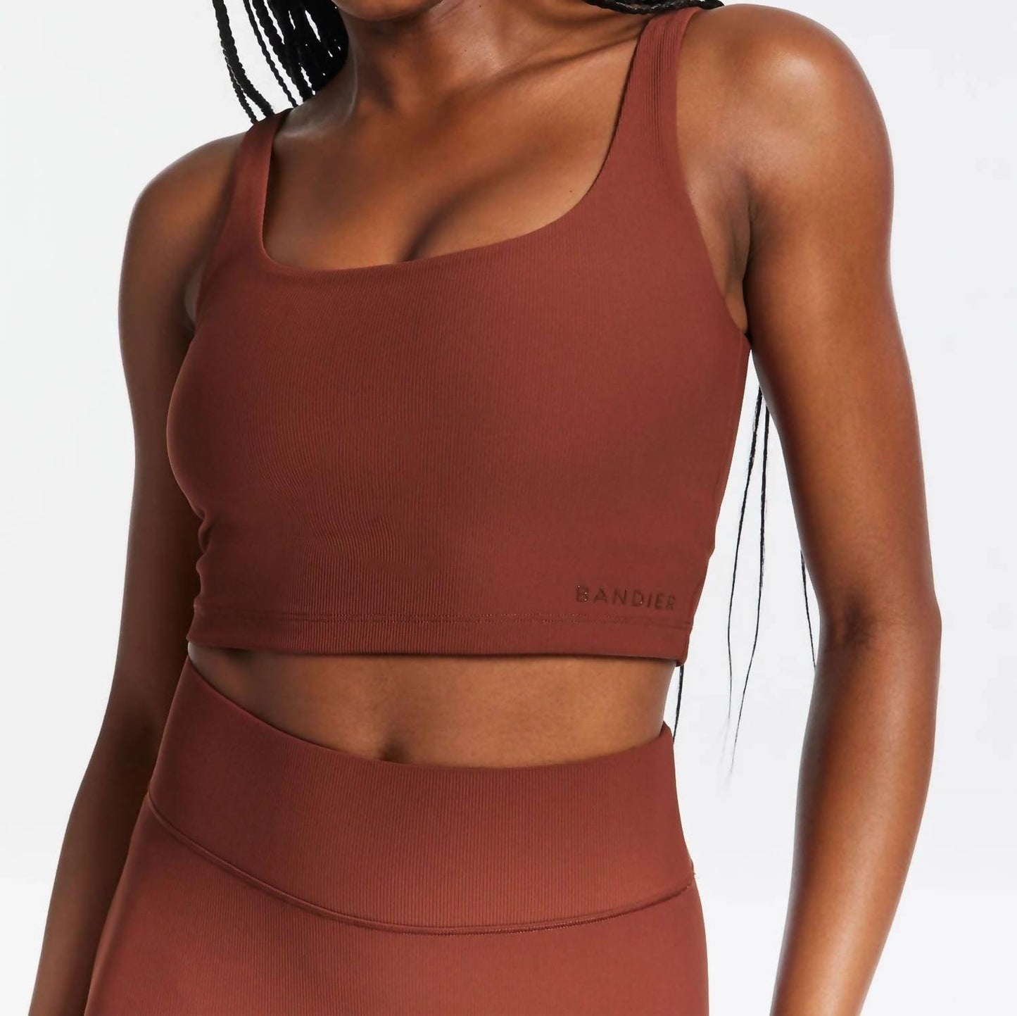 Bandier - V-neck Tempo Crop Bra