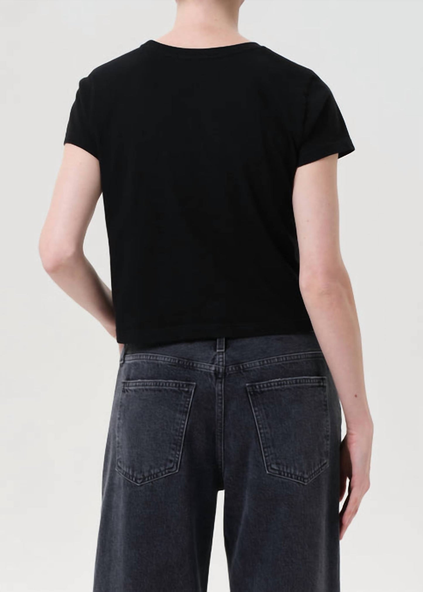 Agolde - Adine Shrunken Crewneck Tee
