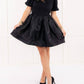2.7 August Apparel - Short Sleeve Organza Mini Dress
