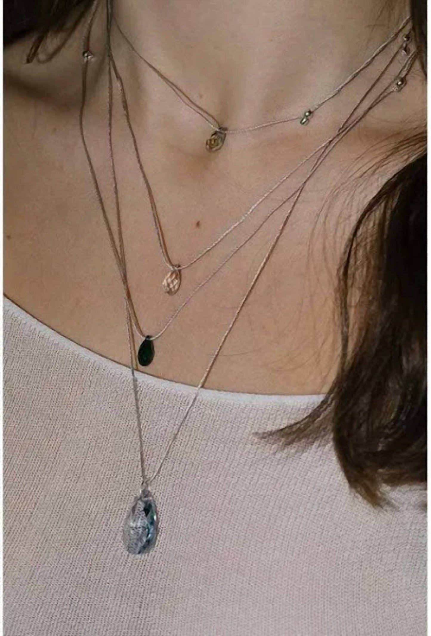 &Livy - Women's Hyevibe Light Prism Crystal Necklace