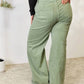 Risen - Women's Full Size Raw Hem Wide-leg Jeans