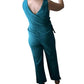 1.State - Sleeveless V-neck Wrap Jumpsuit