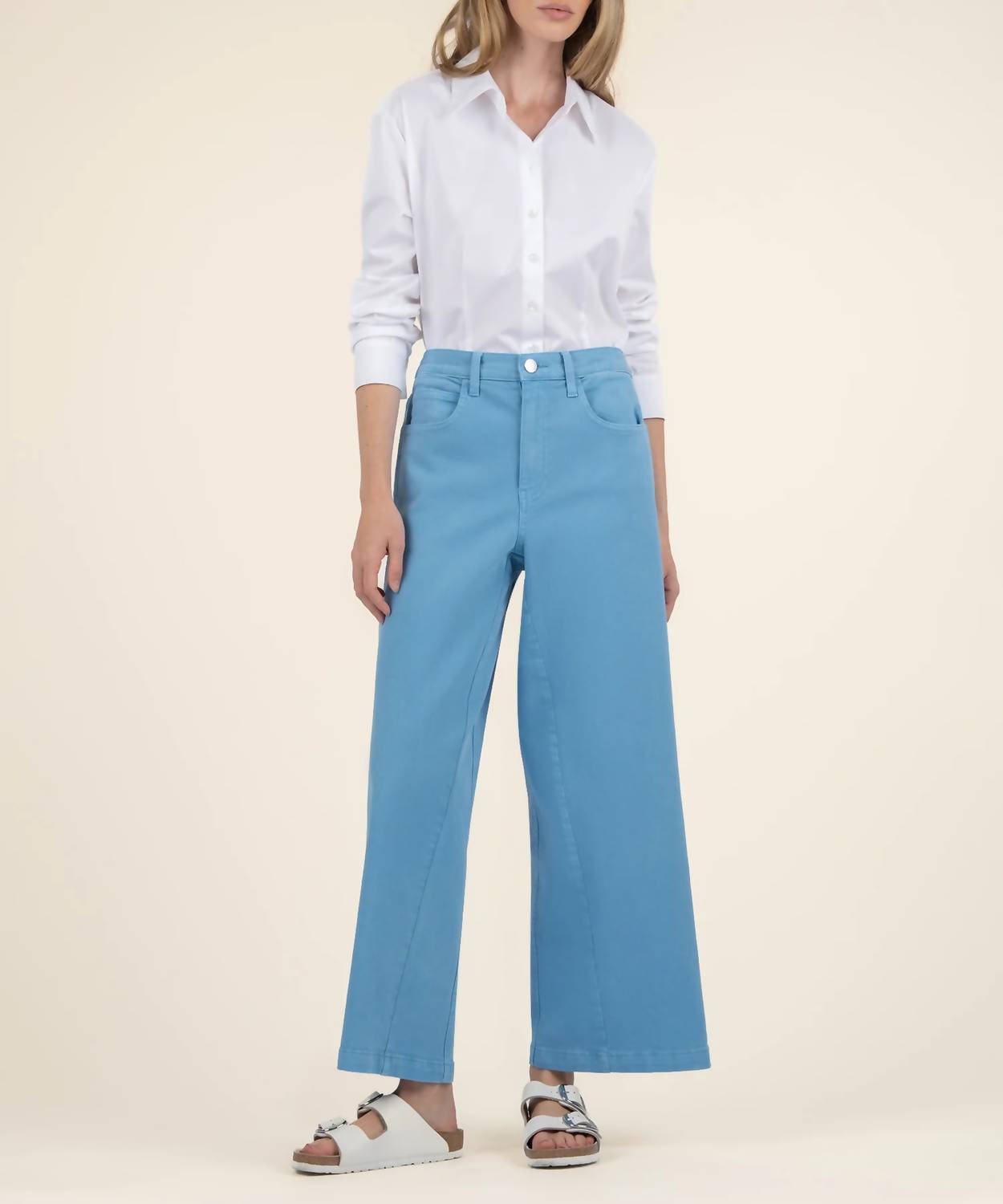 Kut From The Kloth - Women's Ash High Rise Wide Leg Pants