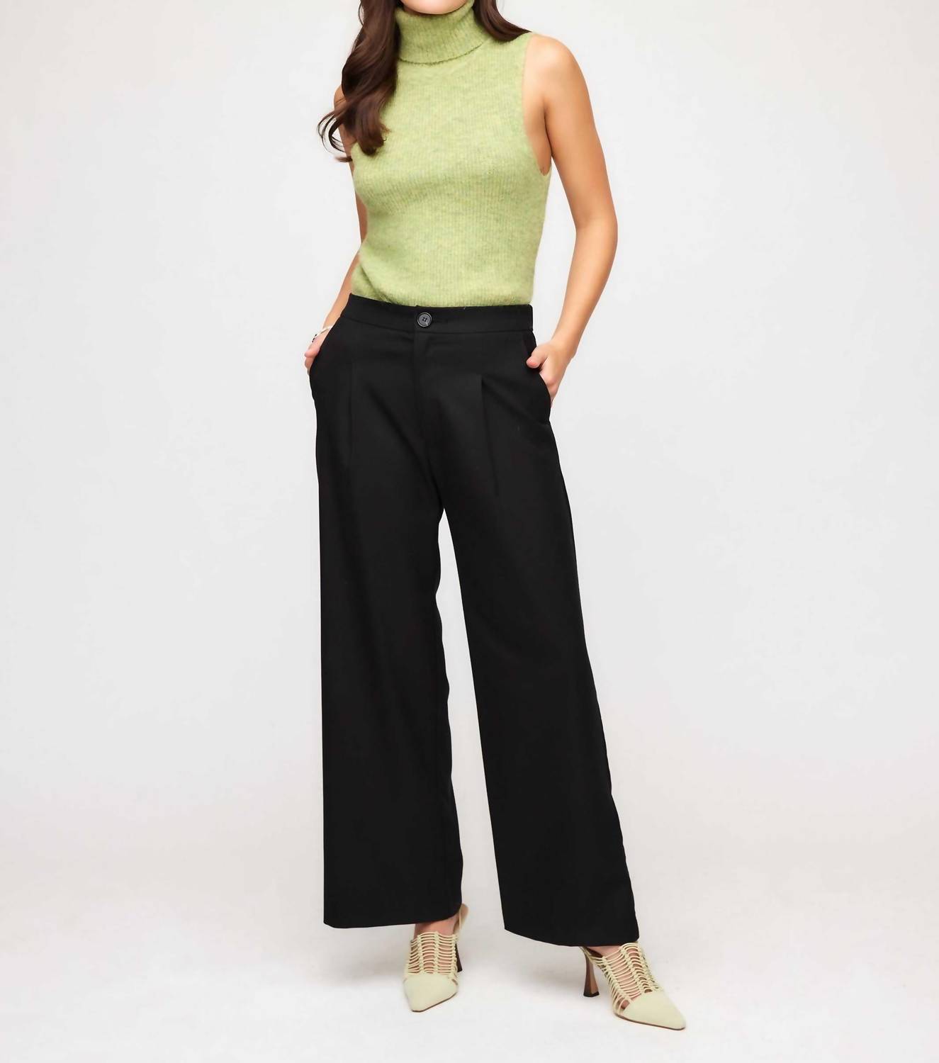 Fifteen Twenty - Kelli Turtleneck Sweater Tank Top