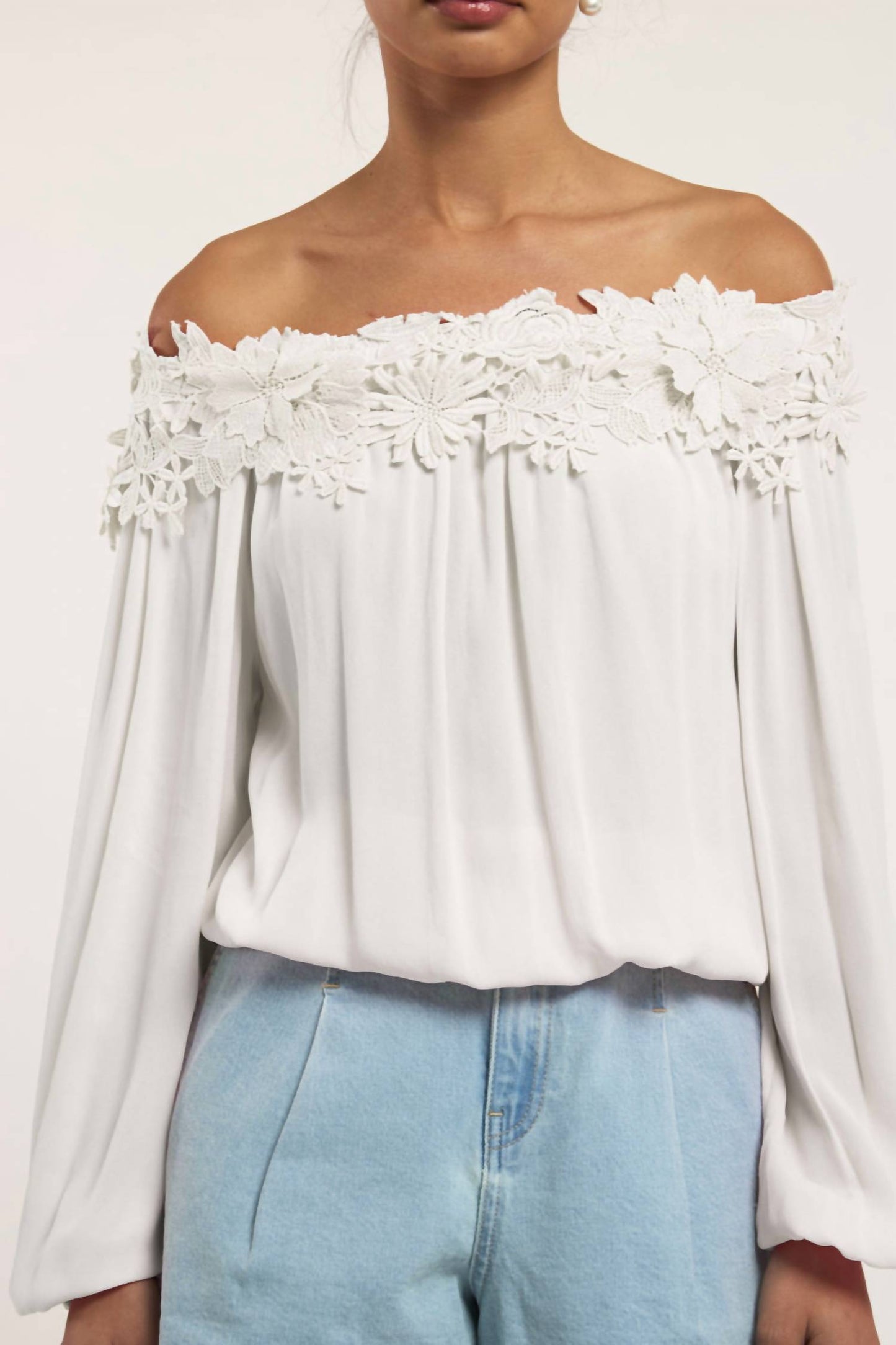 Generation Love - Merla Lace Combo Blouse
