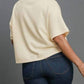 Trendsi - Umgee Full Size Lightweight Cropped Sweatshirt Plus Size