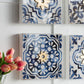 Abstract Wall Decor Accents (Set of 4) - White / Blue