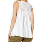 Free People - Lace Yoke Henley Sunkissed Top