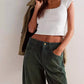 Free People - Good Luck Mid-rise Cord Barrel Jean