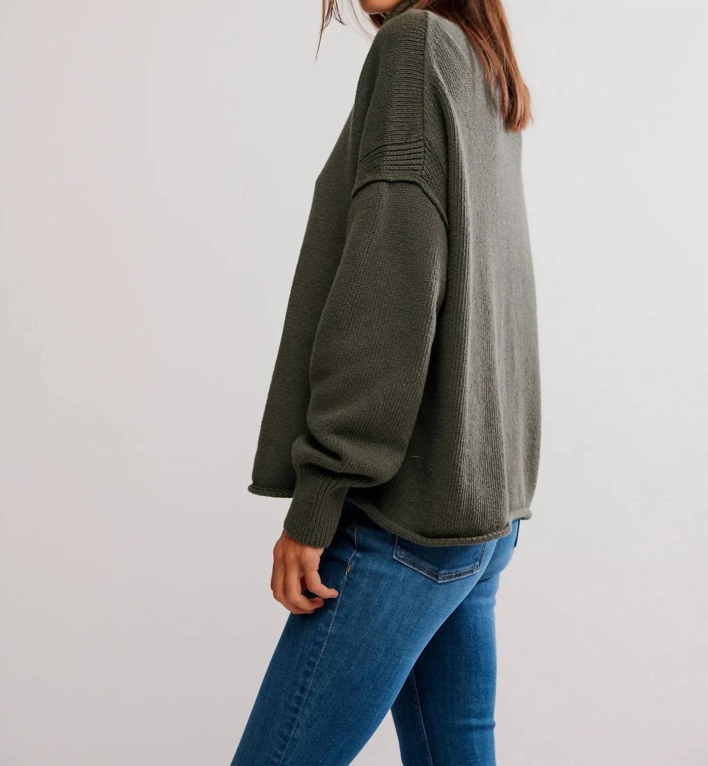 Free People - Torres Roll Neck Pullover Sweater