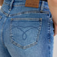Judy Blue - Melanie Mid Rise Wide Leg Crop With Wide Hem