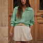 Varley - Eloise Full Zip Knit Sweatshirt