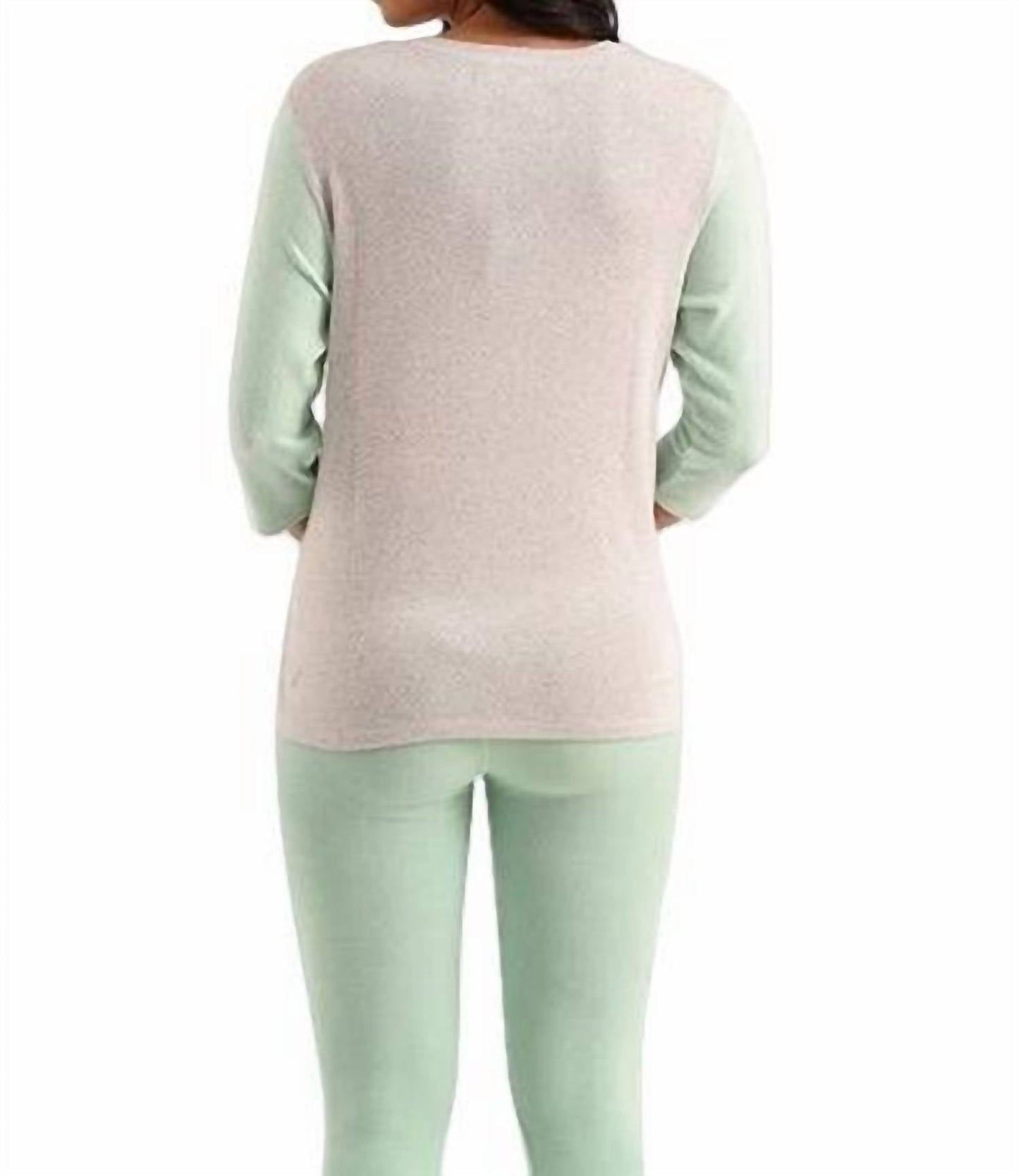 French Kyss - Brooklyn Baseball Sleeve Kashmira Top