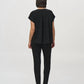 Joseph Ribkoff - Silky Knit And Foiled Velvet Jumpsuit