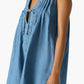 Steve Madden - Mick Pintuck Denim Romper