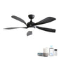 Ceiling Fan with DC Motor and Integrated Light