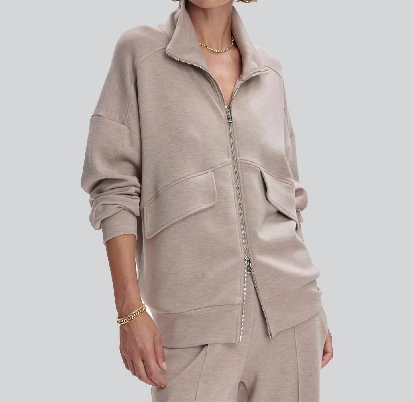 Varley - Garcia Zip Through Sweatshirt