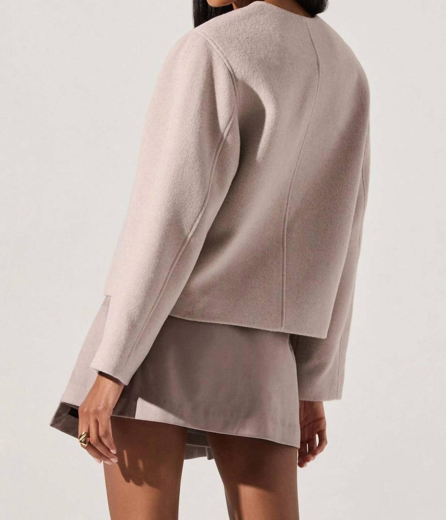 Astr - Jennah Wool-blend Wrap Jacket