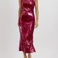 2.7 August Apparel - Cosmo Sequin Midi Dress