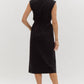 Entro - Sleeveless Zip Up Midi Dress