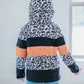 Adorable Sweetness - Kid's Rust Black & Leopard Print Fall Winter Hoodie Shirt
