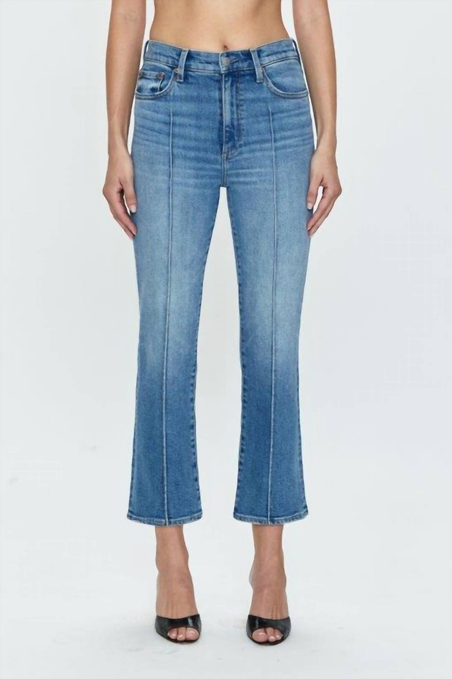 Pistola - Lennon Pin-tuck High Rise Crop Boot