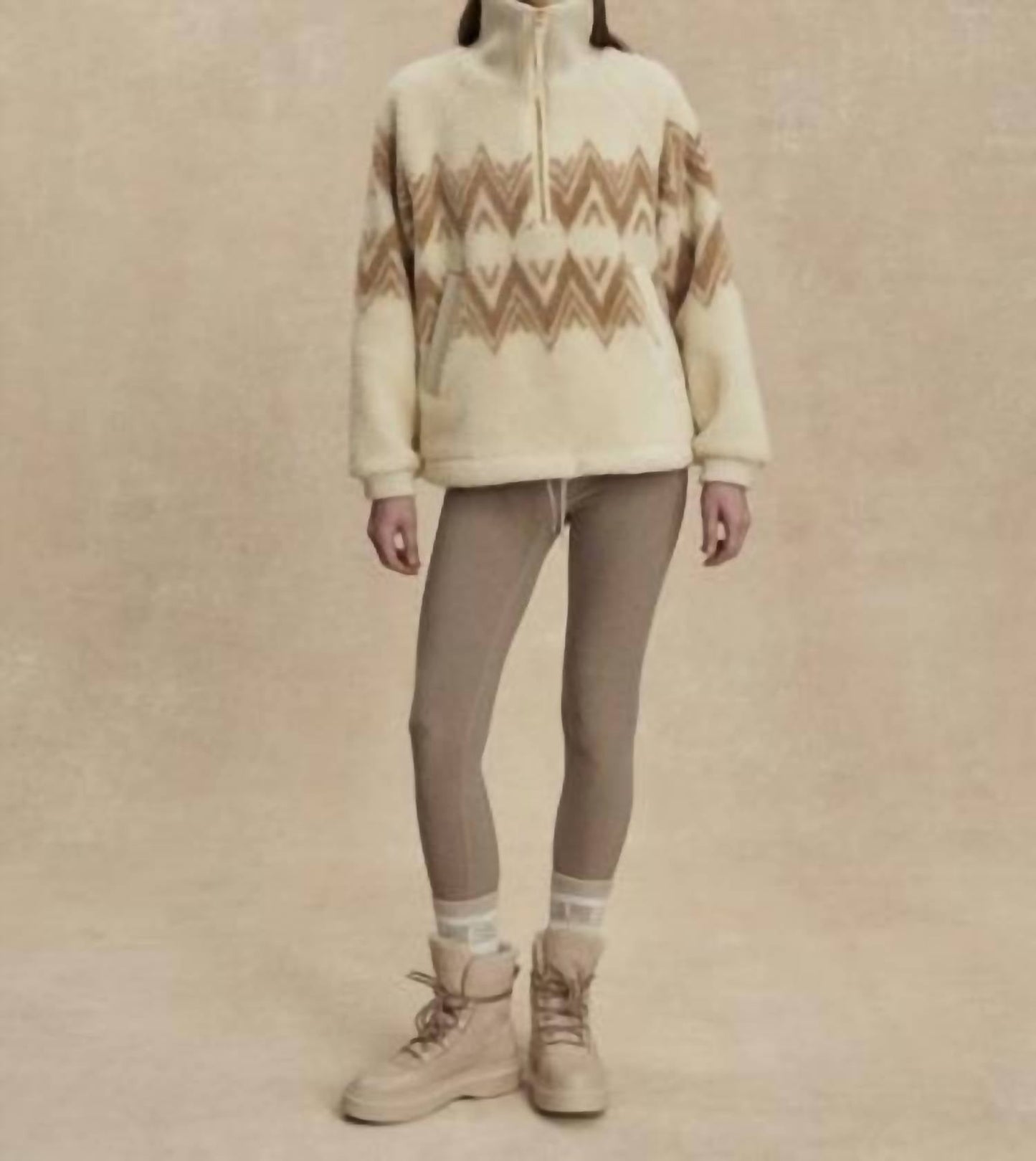Varley - Hendrik Half Zip Sherpa Jacket