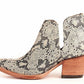 Ariat - Women's Western Leather Distressed Snake Dixon Bootie Boot
