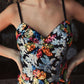 Mac Duggal - Floral Sequined Mini Cocktail Dress