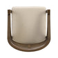 Wooden Frame Counter Stool with Rattan Back - Set of 2