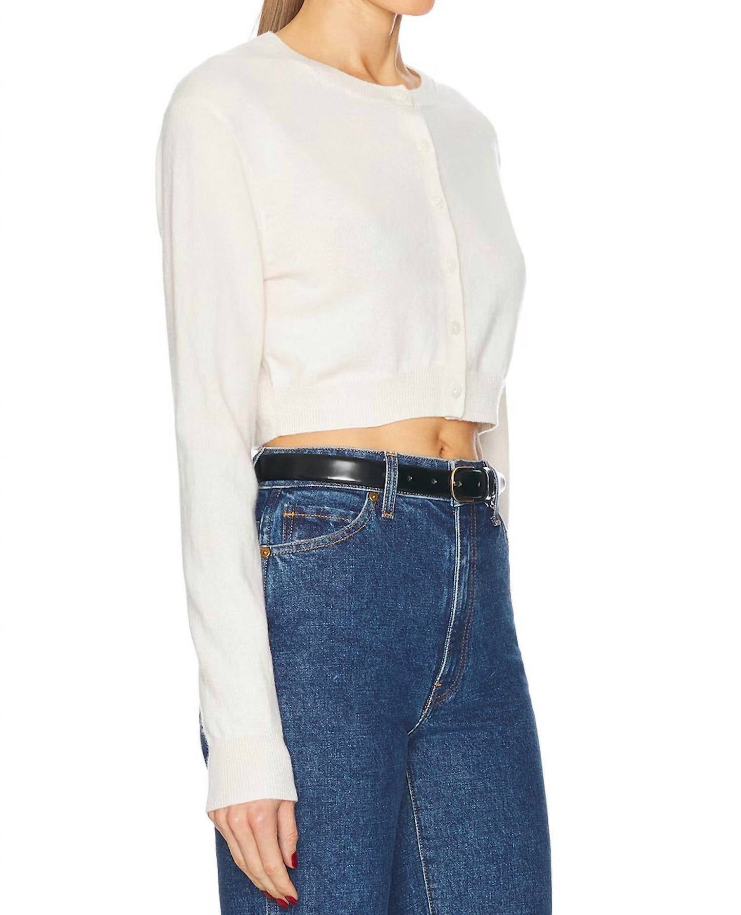 Enza Costa - Cashmere Fitted Cardigan
