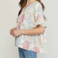 Entro - Abstract Peplum Top