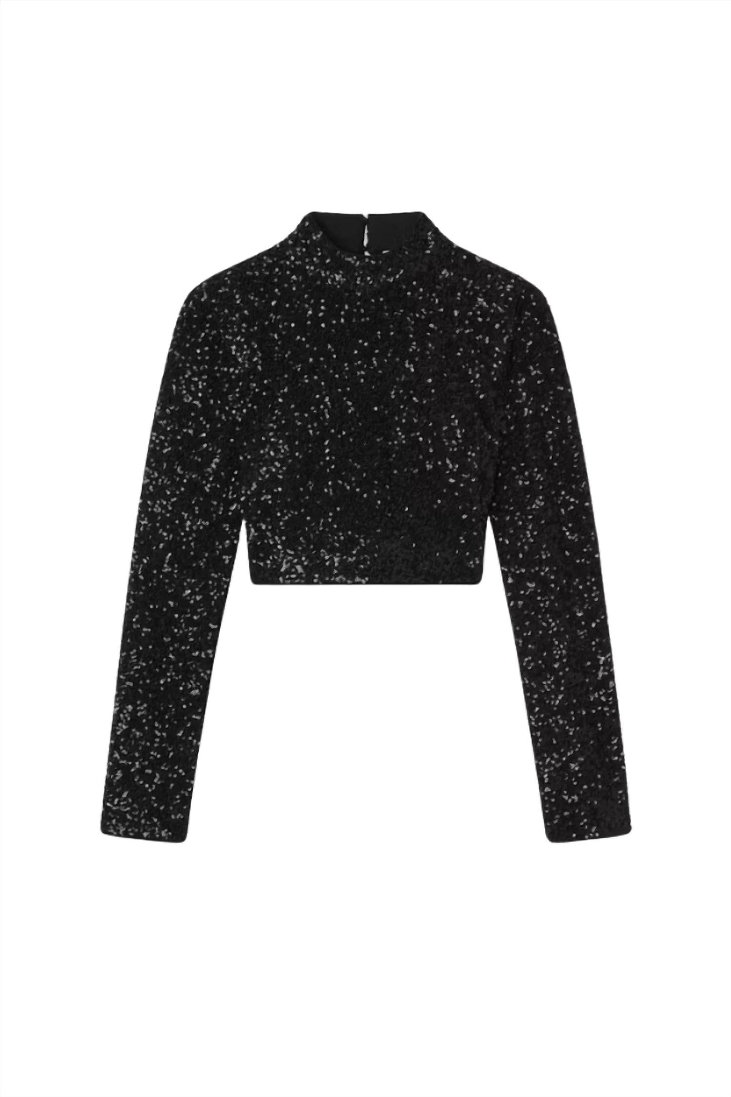 Frame - Cropped Sequin Top