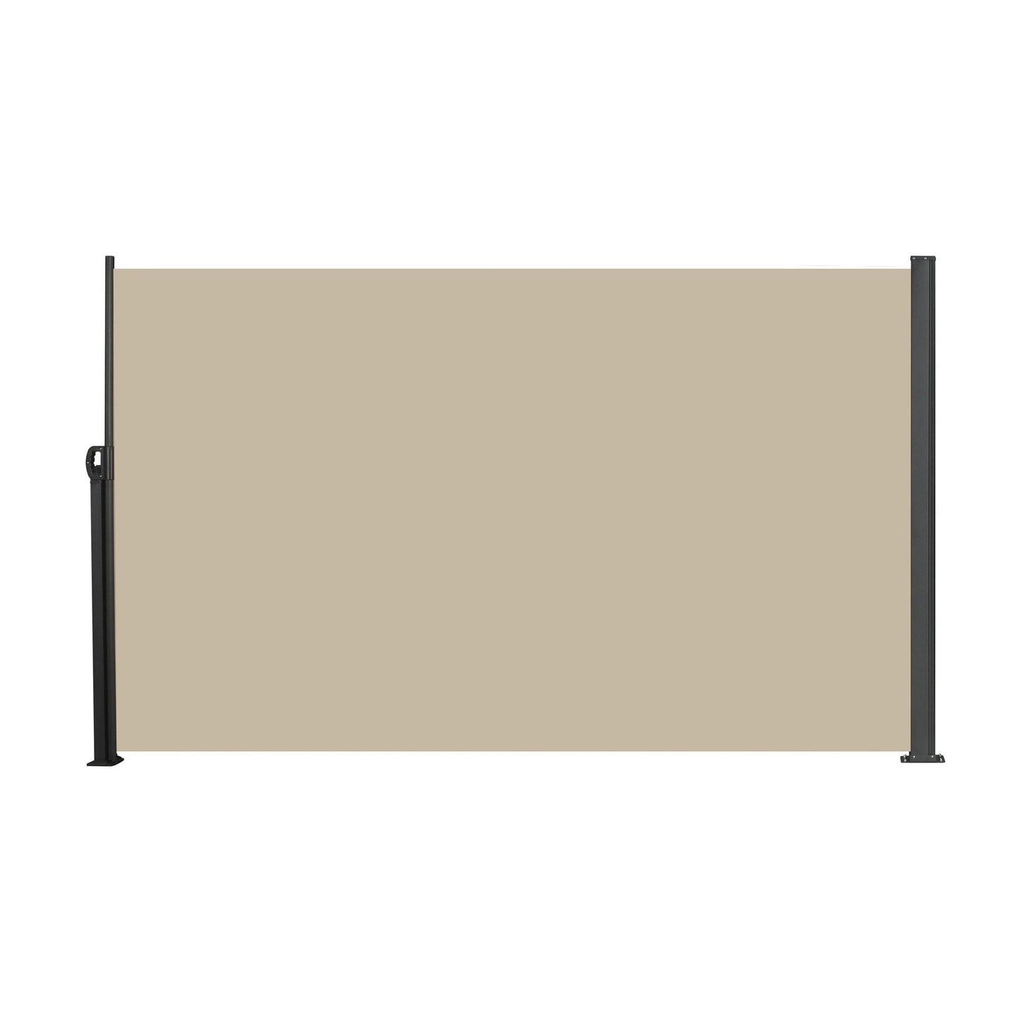 Retractable Side Awning, Waterproof and UV Resistant, Privacy Screen for Patio