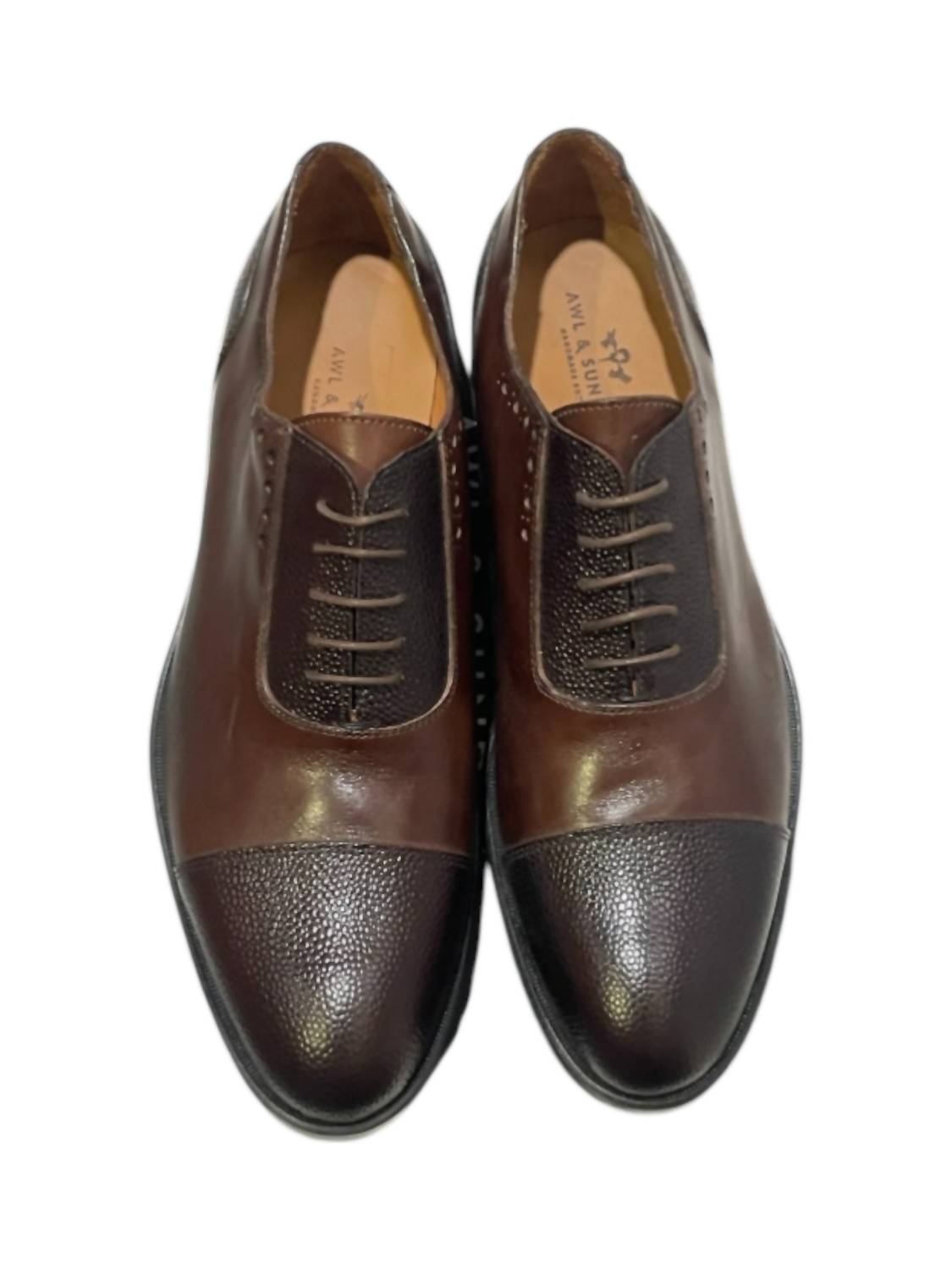 Awl & Sundry - Men's Two-toned Lace Up Shoe