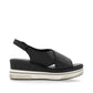 Rieker - Women's Cross Strap Wedge Sandals
