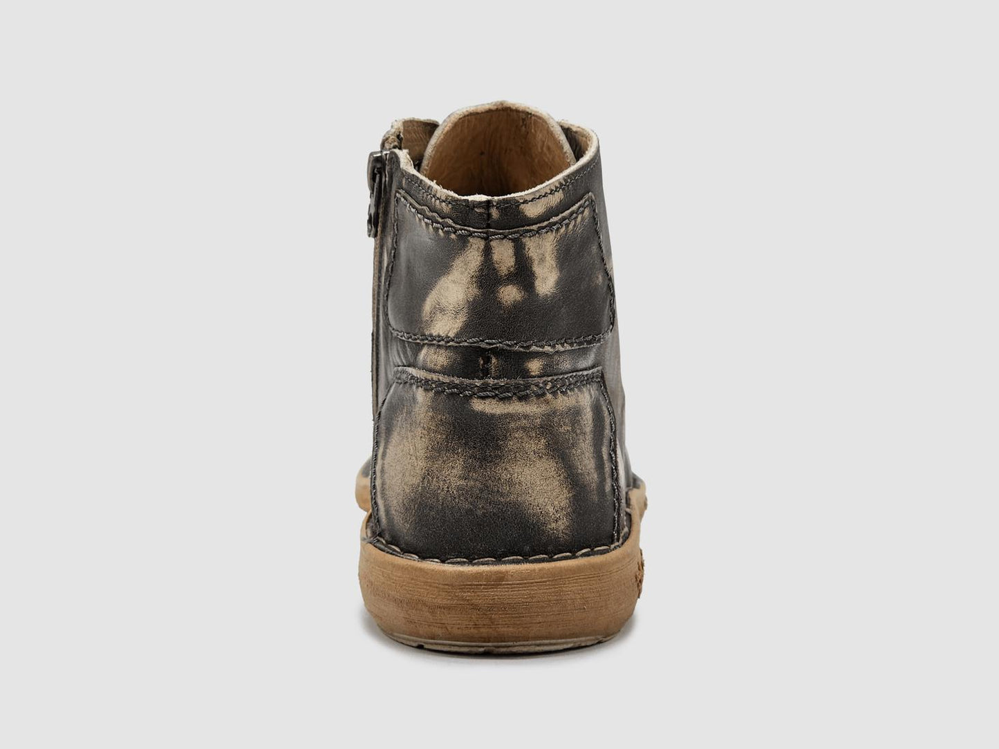 Kcr Group - Women's Old-fashioned Zip-up Leather Boots