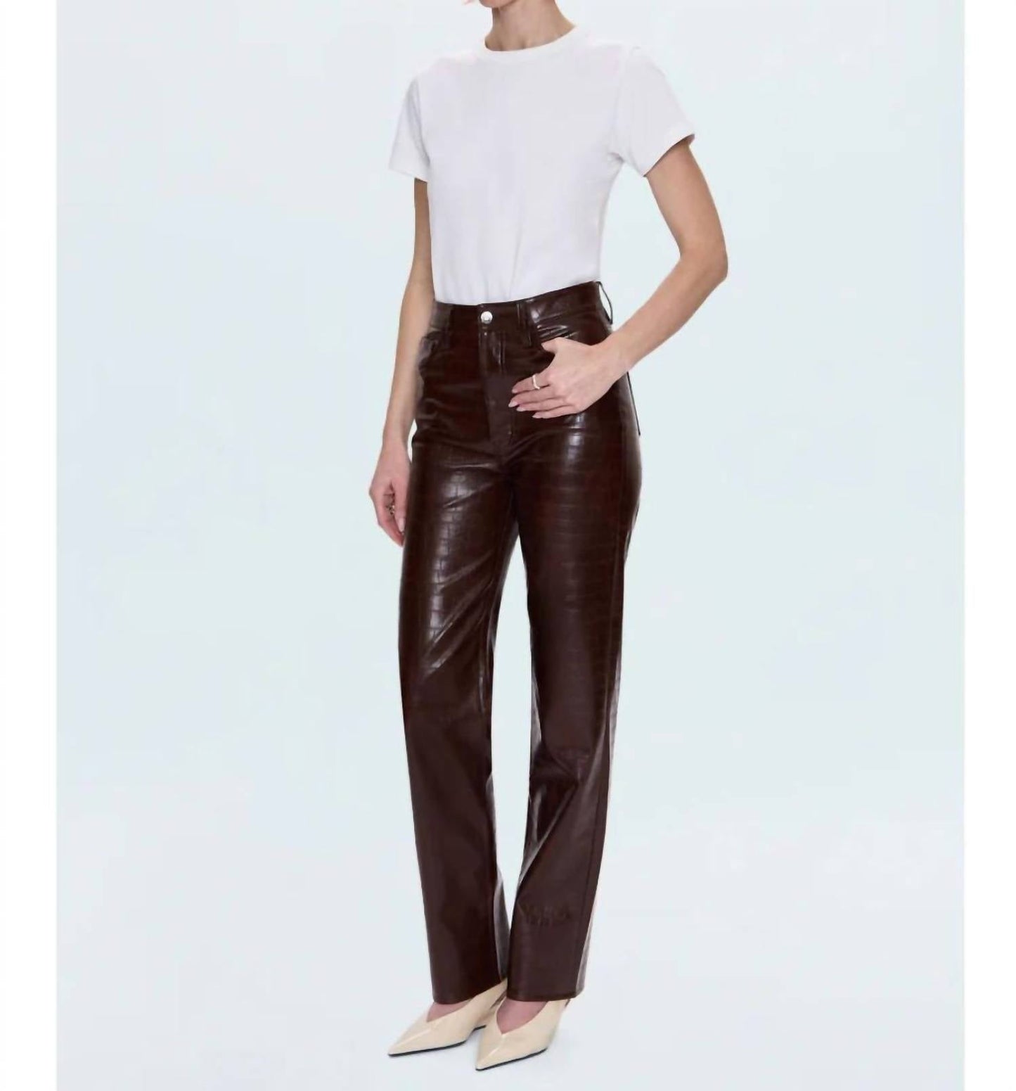 Pistola - Cassie High Rise Straight Pants