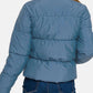 Zenana - Zip Up Turtleneck Puffer Jacket With Pockets