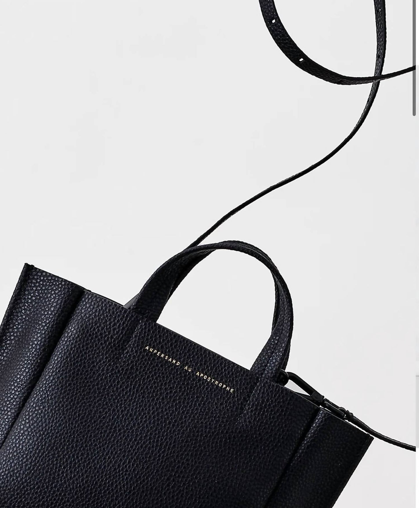 Ampersand As Apostrophe - Women's Leather Micro Tote