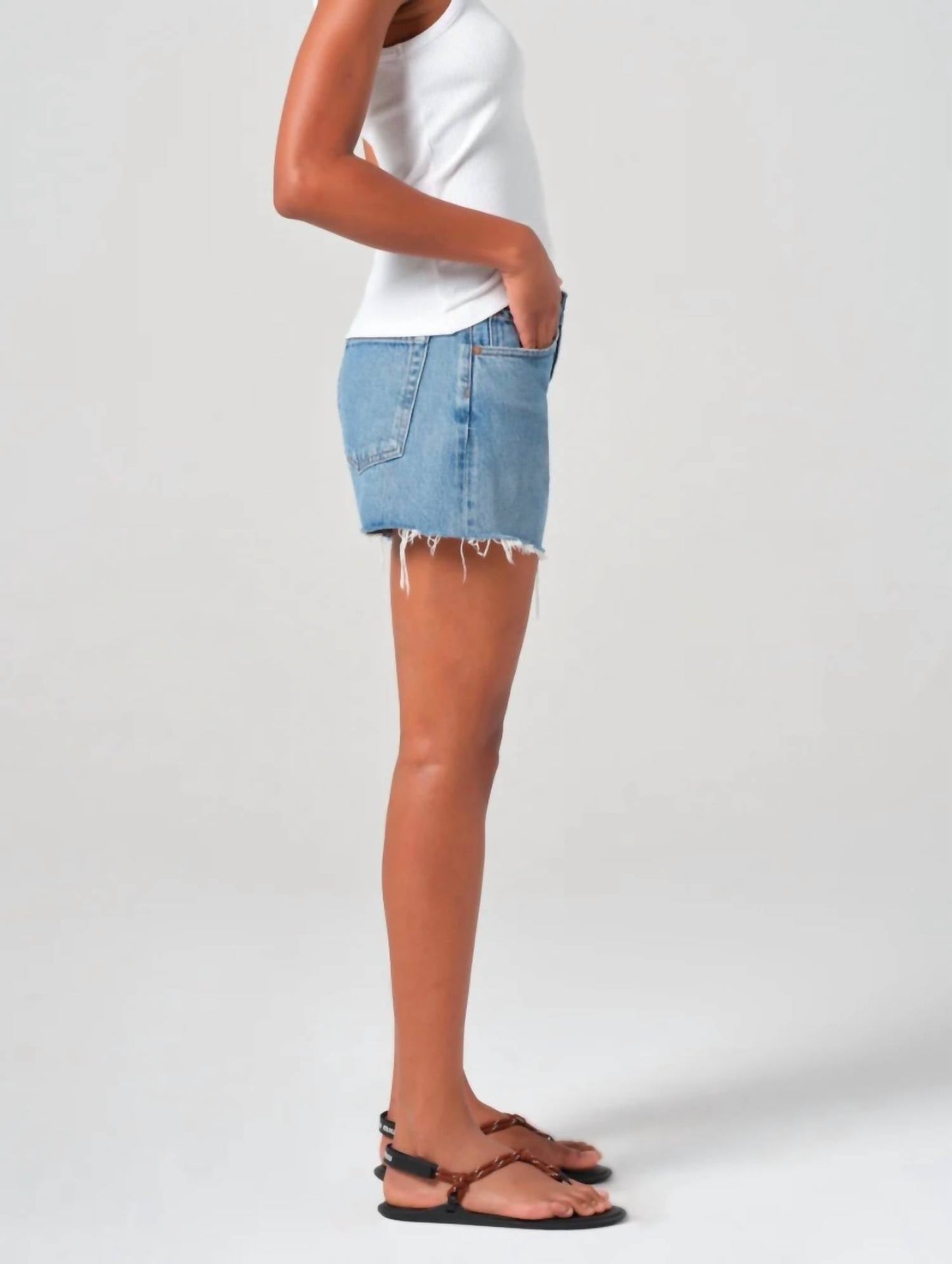 Agolde - Parker Long Short Loose Fit Vintage