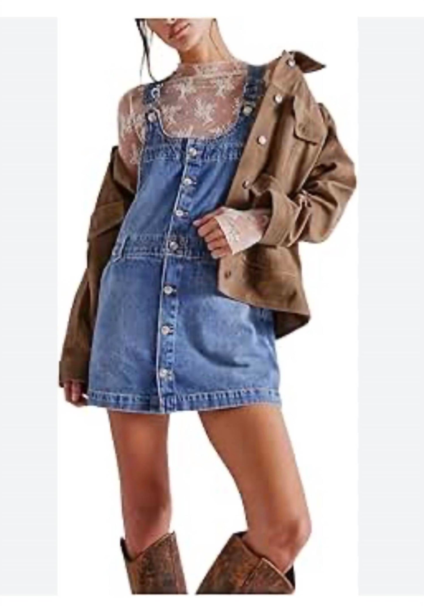 Free People - Edie Short Overall