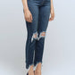 L'Agence - Highline Destructed High-rise Skinny Jeans