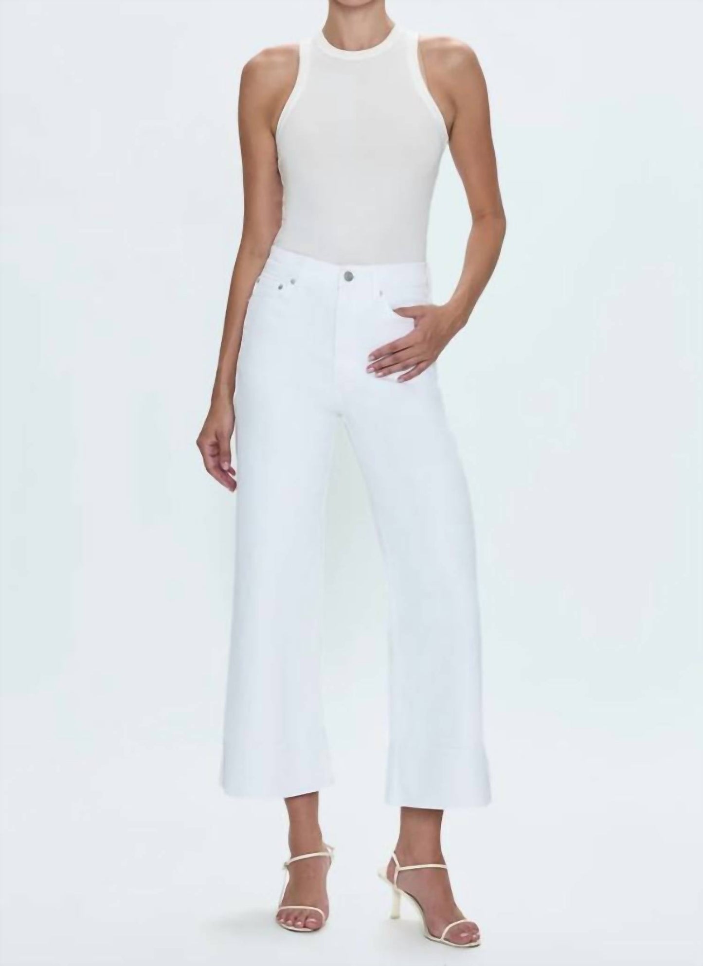 Pistola - Lana Crop High Rise Wide Leg Jean