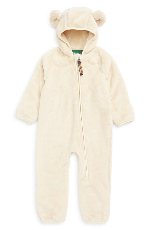 LLBean High Pile Fleece Bunting - Natural